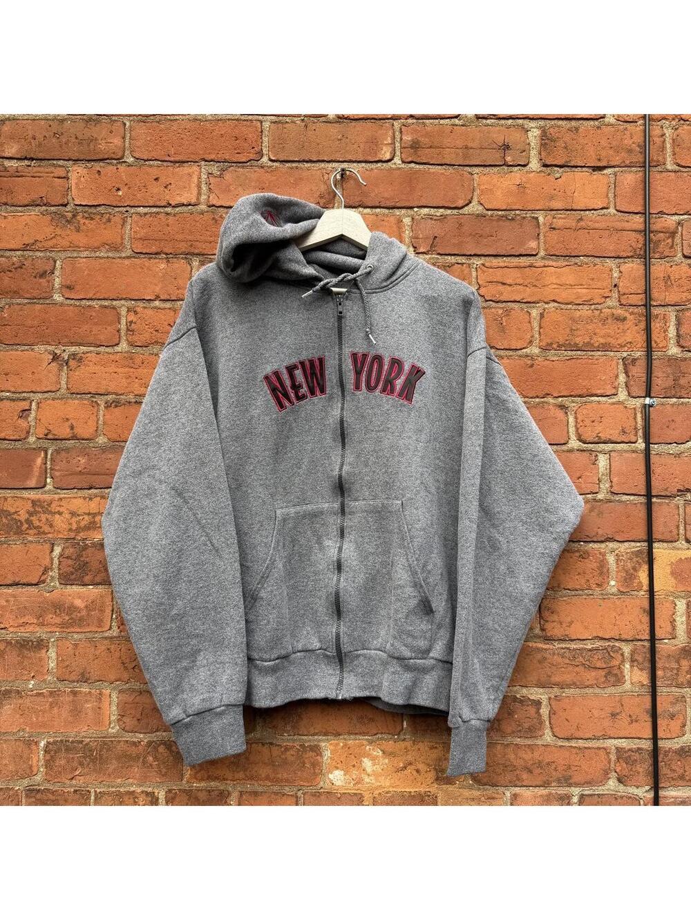 vintage NBC New York zip up hoodie 00s L/XL